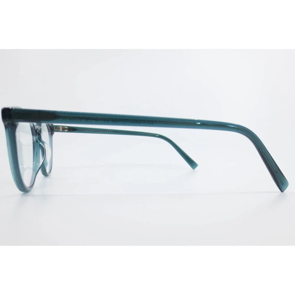 Warby Parker Blakeley M 728 Teal Round Eyeglasses Frames 50-18-142